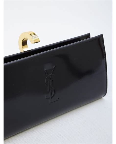 ysl black patent leather bag|SAINT LAURENT Daria patent.